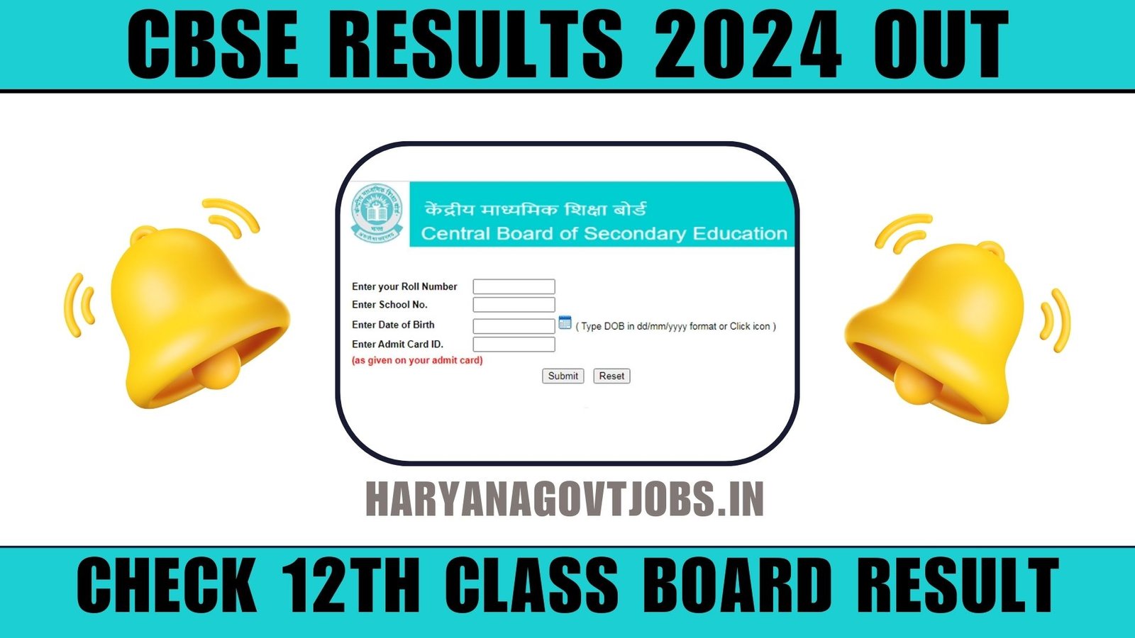 CBSE Results 2024 Out : Check 12th Class Board Result