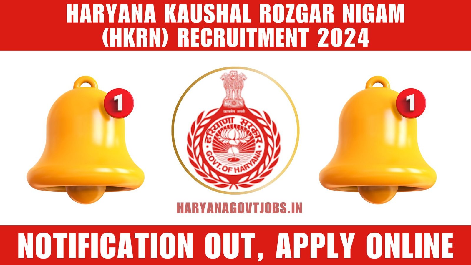 Haryana Kaushal Rozgar Nigam (HKRN) Recruitment 2024 Notification and Apply Online