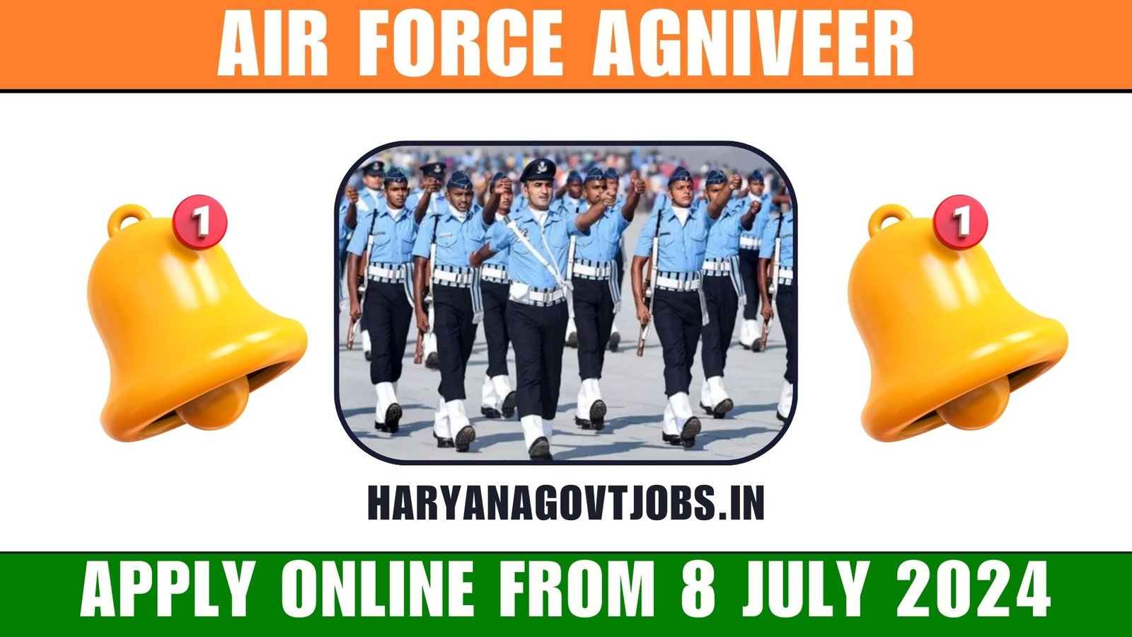 Air Force Agniveer 02/2025 Notification Out, Apply Online From 8 July 2024